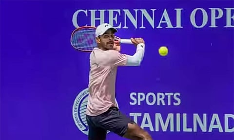 சென்னை ஓபன் சேலஞ்சர் டென்னிஸ்: அரையிறுதிக்கு முன்னேறினார் சுமித் நாகல்