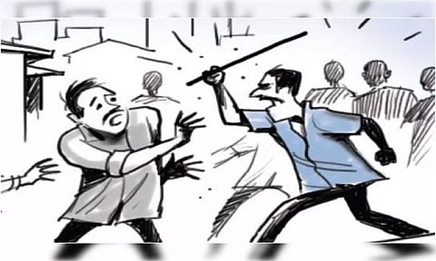 பெயிண்டருக்கு கத்தி வெட்டு