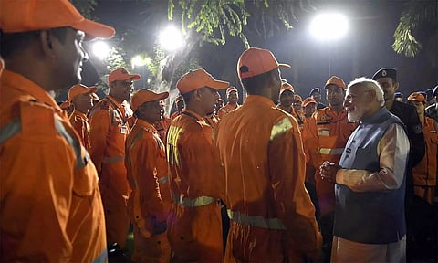 உதவி செய்வது நமது கடமை... துருக்கியில் இருந்து திரும்பிய மீட்பு குழுவினரிடையே பிரதமர் மோடி பேச்சு