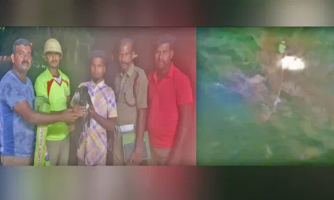 கிணற்றில் விழுந்த நாய்க்குட்டியை உயிருடன் மீட்ட தீயணைப்பு படையினர்