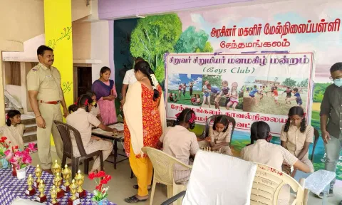 காவல்துறை சார்பில் செஸ், ஓவிய போட்டி