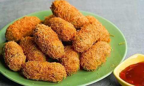 ராகி சேமியா வெஜிடபிள் கட்லெட்