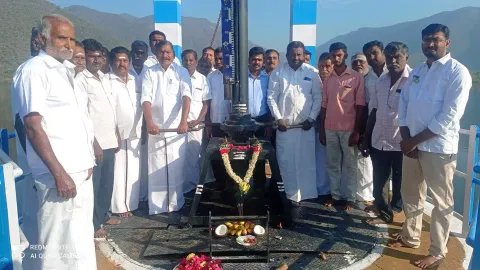 புதிய ஆயக்கட்டு பாசன பகுதிகளுக்கு தண்ணீர் திறப்பு