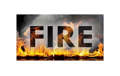 தீ விபத்தில் உடல் கருகி மூதாட்டி பலி