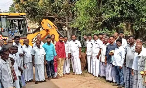 பூமி பூஜை நடைபெற்றது