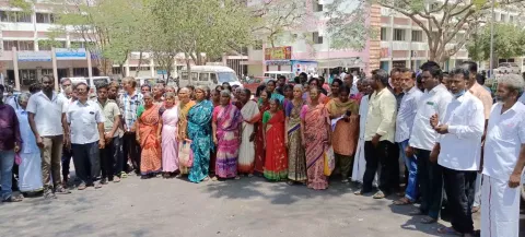 உள்ளாட்சித் தேர்தல் வெற்றி பறிக்கப்பட்டதாக பெண் புகார்