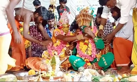 கூடலூர் அருகே ரதி-மன்மதன் கோவிலில் காமன் பண்டிகை கொண்டாட்டம்