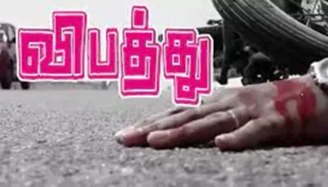 சேலத்தில் லாரியை முந்தி செல்ல முயன்ற கல்லூரி மாணவர் காயம்