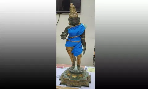 ரூ.1.50 கோடி ஐம்பொன் சிலை செஞ்சி பகுதியில் இருந்து கடத்தி வரப்பட்டதா?