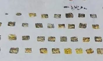 பெருமாள் சிலைக்கு அடியில் இருந்த தங்கம், நவரத்தின கற்கள்.