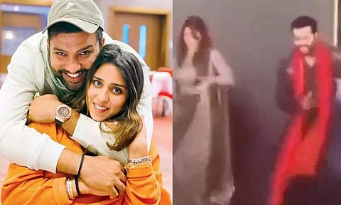 மனைவியுடன் நடனம் ஆடிய ரோகித் சர்மா- வைரலாகும் வீடியோ