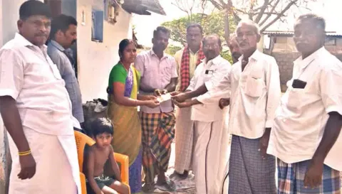 சிறுவனின் இருதய சிகிச்சைக்கு தி.மு.க. நிதியுதவி