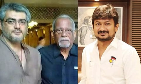 நடிகர் அஜித்தின் தந்தை உடலுக்கு அமைச்சர் உதயநிதி ஸ்டாலின் நேரில் அஞ்சலி
