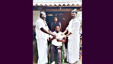 எம்.எல்.ஏ. சார்பில் நிதியுதவி