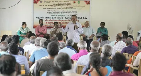 கோவையில் விவசாயிகளுக்கு பயிற்சி