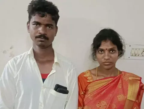 காவல் நிலையத்தில் காதல் ஜோடி தஞ்சம்