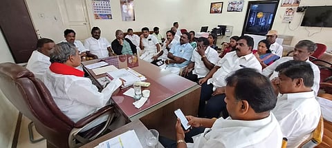 கூடலூர் தொகுதி தி.மு.க. நிர்வாகிகள் கூட்டம்