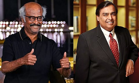 ரஜினி -முகேஷ் அம்பானி