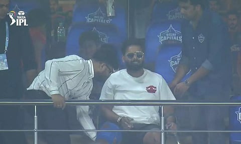 ஐபிஎல் மைதானத்தில் ரிஷப் பண்ட் - பரவசத்தில் ரசிகர்கள்