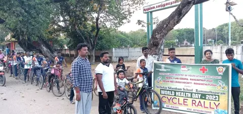உலக சுகாதார தின சைக்கிள் பேரணி