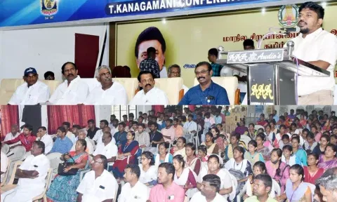 சமுதாயத்தை பேச்சு மூலம் ஒரு அங்குலமாவது முன்னேற்ற வேண்டும்; விருதுநகர் கலெக்டர் அறிவுறுத்தல்