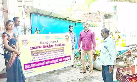 தூய்மை பணிகள் தொடங்கப்பட்டது.