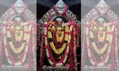 சிறப்பு அலங்காரத்தில் முத்துக்குமார சுவாமி.
