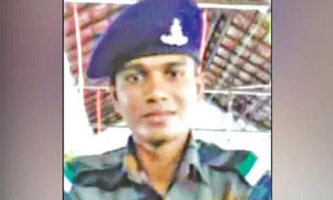 ராணுவ வீரர் கமலேஷ்.
