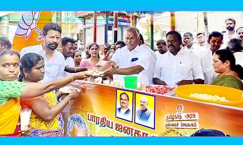 பா.ஜ.க. சார்பில் நீர் மோர் பந்தல்