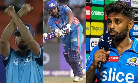 இம்பேக்ட் பிளேயராக களமிறங்கிய ரோகித் சர்மா- விளக்கம் அளித்த சூர்யகுமார் யாதவ்