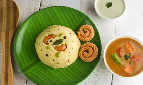 சூப்பரான ரவா கார பொங்கல்