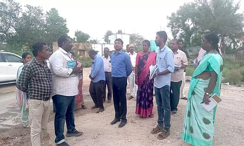 வளர்ச்சி திட்ட பணிகளை கலெக்டர் ஆய்வு