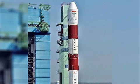 பி.எஸ்.எல்.வி. சி55 ராக்கெட் இன்று விண்ணில் பாய்கிறது