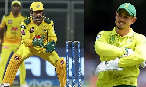 20 ஓவர் கிரிக்கெட்டில் அதிக கேட்ச்- டி காக்கை முந்திய டோனி