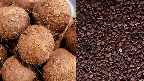 சாலைப்புதூர் வேளாண் ஒழுங்கு முறை கூடத்தில்தேங்காய், எள் ரூ.73 லட்சத்துக்கு விற்பனை