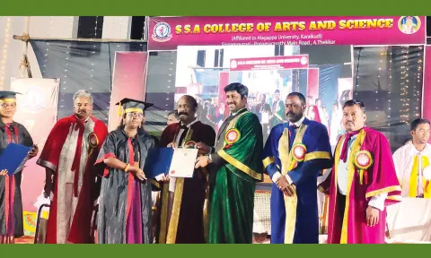 எஸ்.எஸ்.ஏ. கல்லூரி பட்டமளிப்பு விழா