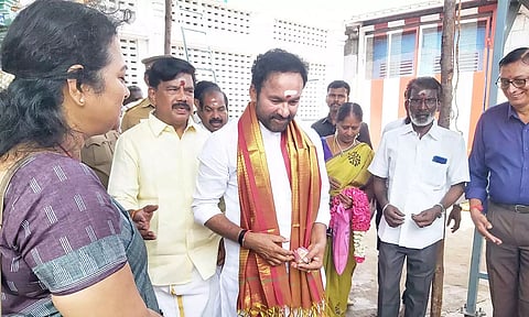 வரலாற்று சிறப்புமிக்க கோவில்களில் தமிழகம் முதலிடம் வகிக்கிறது- மத்திய மந்திரி கிஷன் ரெட்டி பேட்டி