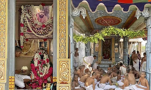 ஸ்ரீ ஆதிசங்கரர் ஜெயந்தி விழா: ஆரணி ஸ்ரீ காஞ்சி சங்கர மடத்தில் ருத்ராபிஷேகம்