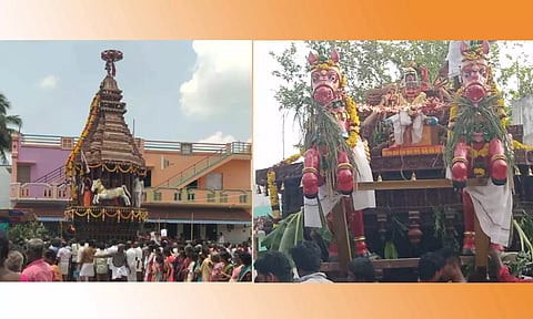 கத்தாழம்பட்டு தேர் வெள்ளோட்டம்