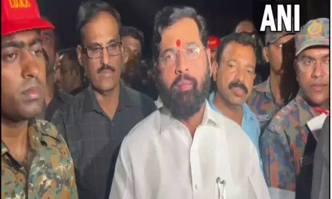 குடியிருப்பு கட்டிடம் இடிந்து 3 பேர் பலி - மீட்பு பணிகளை பார்வையிட்ட மகாராஷ்டிரா முதல் மந்திரி