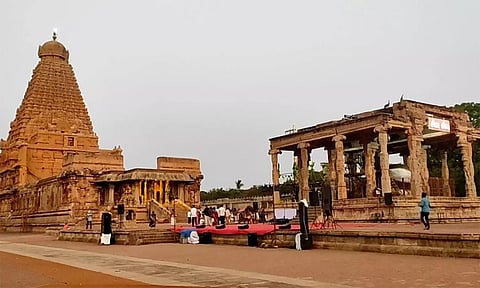 தஞ்சை பெரிய கோவில் சித்திரை திருவிழா தேரோட்டம் நாளை நடக்கிறது