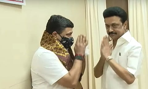 ஆடியோ விவகாரம் சர்ச்சையான நிலையில் முதலமைச்சருடன் அமைச்சர் பழனிவேல் தியாகராஜன் சந்திப்பு