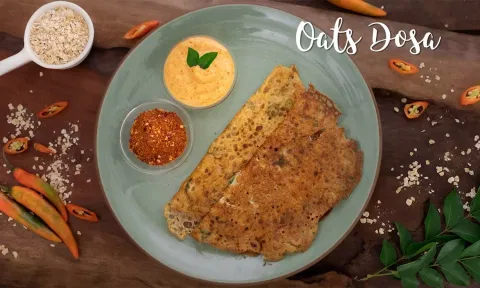 சர்க்கரை நோயாளிகளுக்கு உகந்த ஓட்ஸ் வெங்காய தோசை