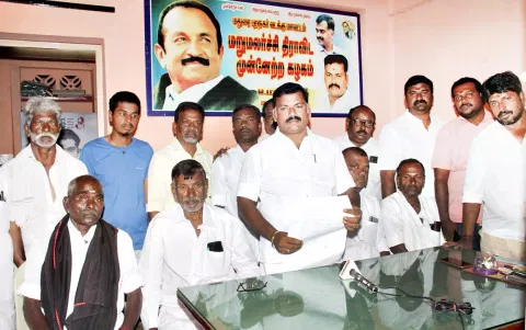 புறநகர் வடக்கு மாவட்ட ம.தி.மு.க. நிர்வாகிகள் கூட்டம்