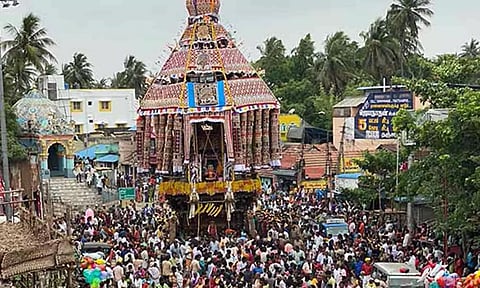 திருவையாறு ஐயாறப்பர் கோவில் தேரோட்டம் நாளை நடக்கிறது