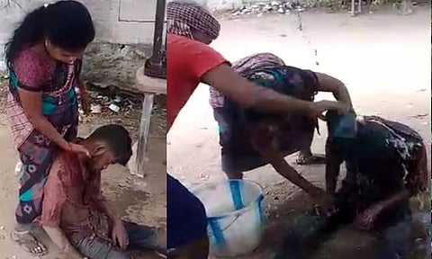 மதுபோதையில் இருக்கும்&nbsp; வாலிபரை படத்தில் காணலாம்.&nbsp;
