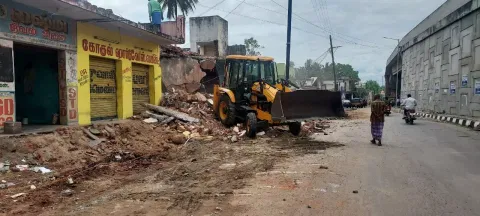 3-வது நாளாக ஆக்கிரமிப்புகள் அகற்றம்