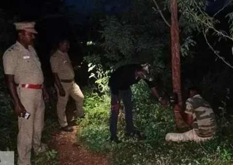 காரமடை அருகே சிறுத்தையை கண்காணிக்க 6 கண்காணிப்பு காமிராக்கள் பொருத்தம்