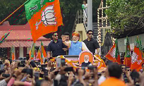 எங்க வெற்றிக்காக மக்களே போட்டியிடுறாங்க - பிரசாரத்தில் பிரதமர் மோடி அதிரடி!