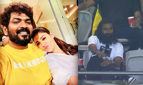 சென்னை-மும்பை அணிகள் மோதிய ஐபிஎல் போட்டியை நேரில் கண்டுகளித்த பிரபலங்கள்